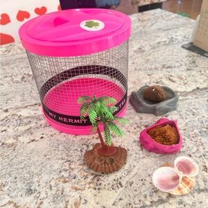Travel Hermit Crab Cage with Accessories